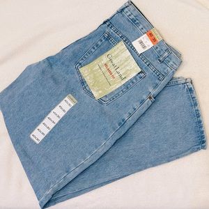 NWT vintage 40x30 jeans Relaxed Fit light wash (stonewashed) minor spot on Leg